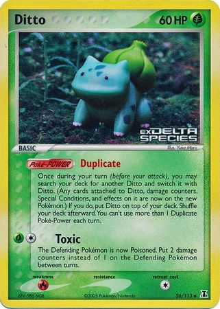 Ditto (36/113) (Sellado) [EX: Delta Species]