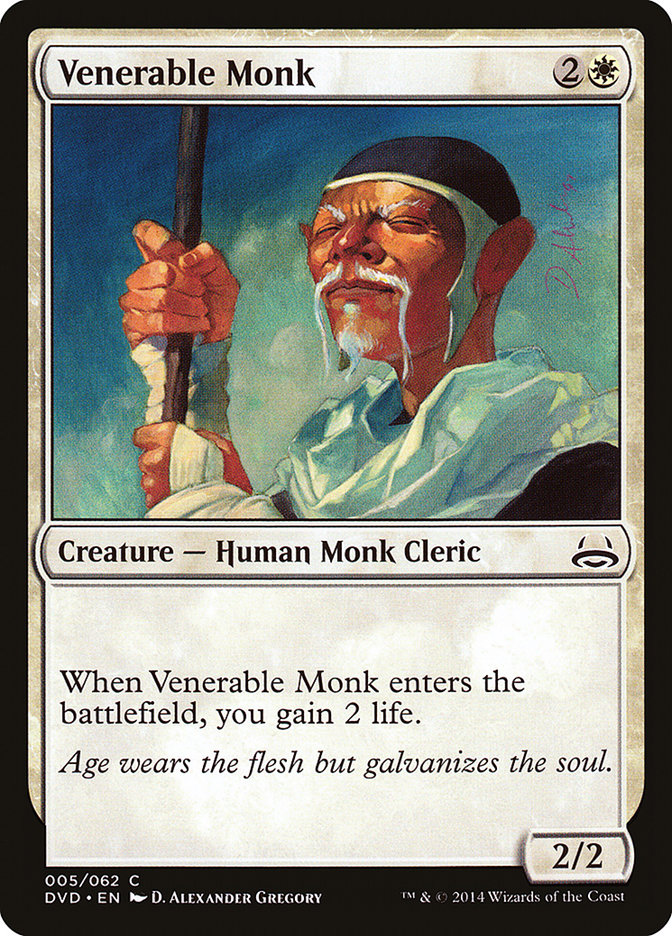 Moine vénérable (Divin vs Démons) [Duel Decks Anthology]