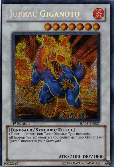 Jurrac Giganoto [HA02-FR057] Secret Rare