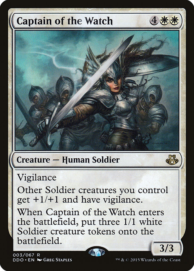 Capitaine de la Garde [Duel Decks: Elspeth vs. Kiora]