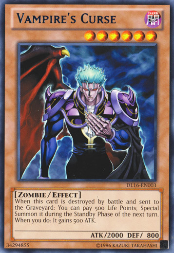 Malédiction du Vampire (Bleu) [DL16-FR003] Rare