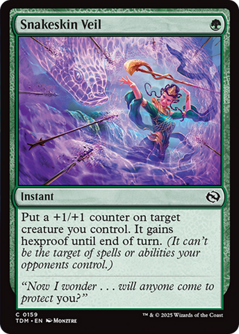 Velo de piel de serpiente [Tarkir: Dragonstorm]