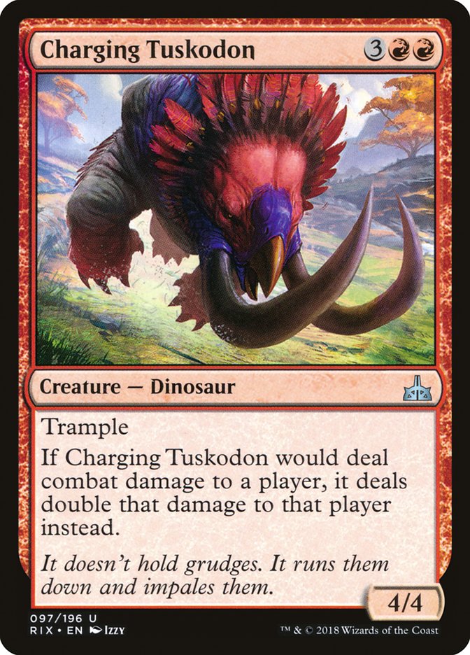 Tuskodon chargeur [Les créatures d'Ixalan]