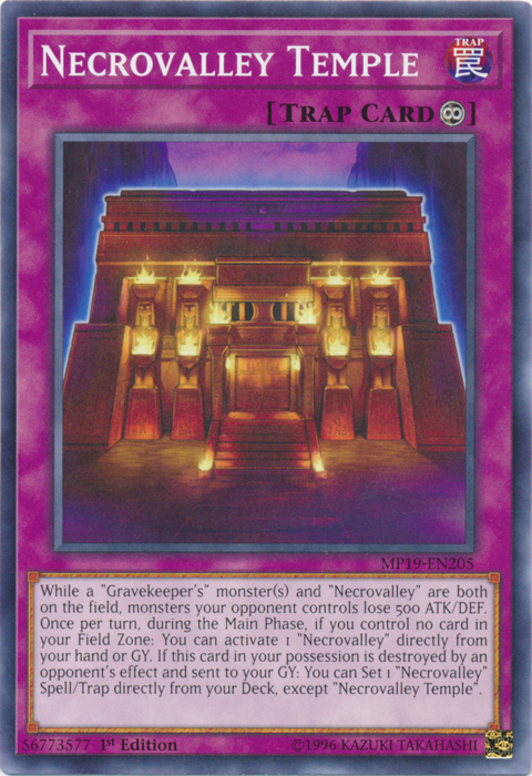 Templo de Necrovalle [MP19-EN205] Común