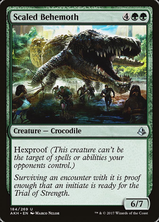 Bête colossale à écailles [Amonkhet]