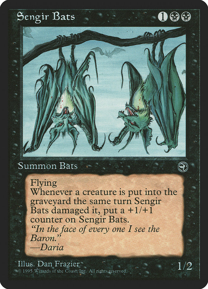 Murciélagos de Sengir (Texto de Sabor de Daria) [Tierras Natales]