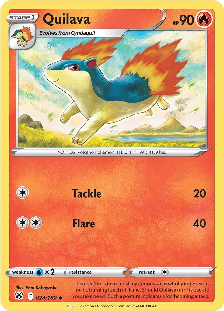 Quilava (024/189) [Espada y Escudo: Resplandor Astral]