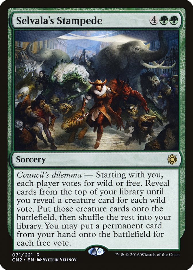 Estampede de Selvala [Conspiracy: Take the Crown]