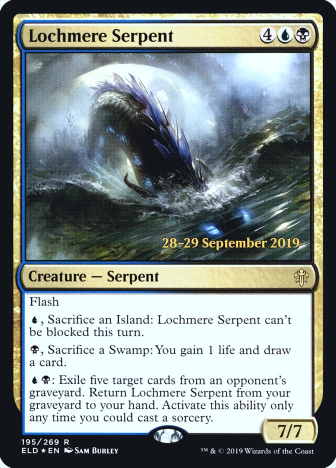 Serpiente de Lochmere [Sobres de Prerelease de El trono de Eldraine]