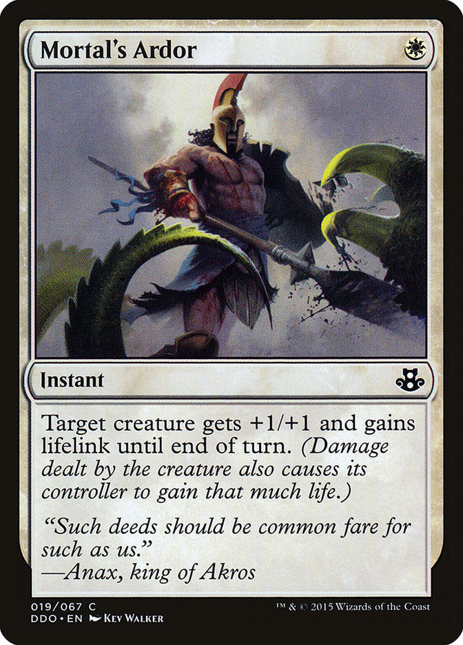 Ardeur mortelle [Decks Duels: Elspeth contre Kiora]