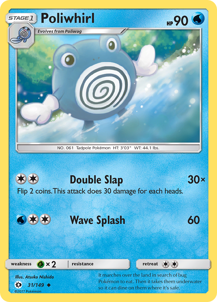 Poliwhirl (31/149) [Soleil et Lune : Set de Base]