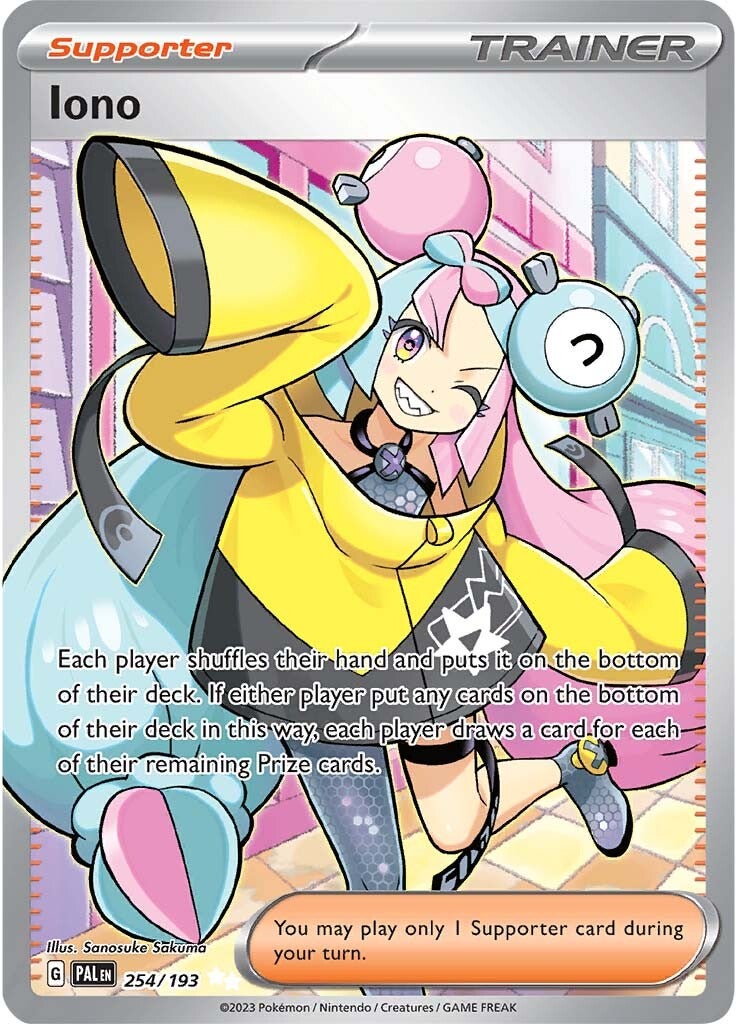 Iono (254/193) [Escarlata y Púrpura: Evolución en Paldea]