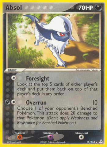 Absol (18/110) [EX : Fantômes de Holon]