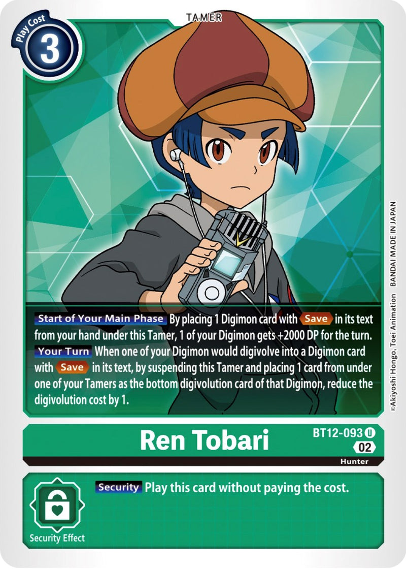 Ren Tobari [BT12-093] [A través del tiempo]
