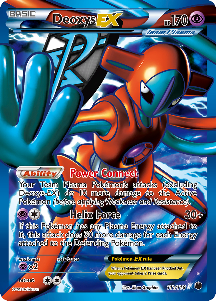 Deoxys EX (111/116) [Negro y Blanco: Tormenta Plasma]