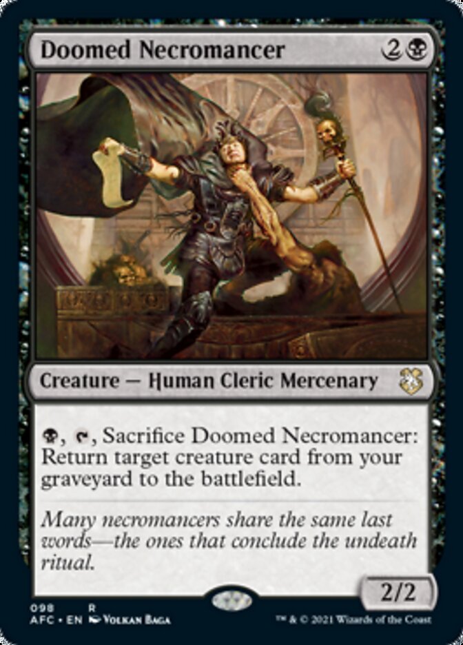 Nécromancien condamné [Dungeons & Dragons: Adventures in the Forgotten Realms Commander]