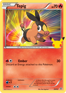 Tepig (BW02) (Carte géante) [Pack Premier Partenaire]