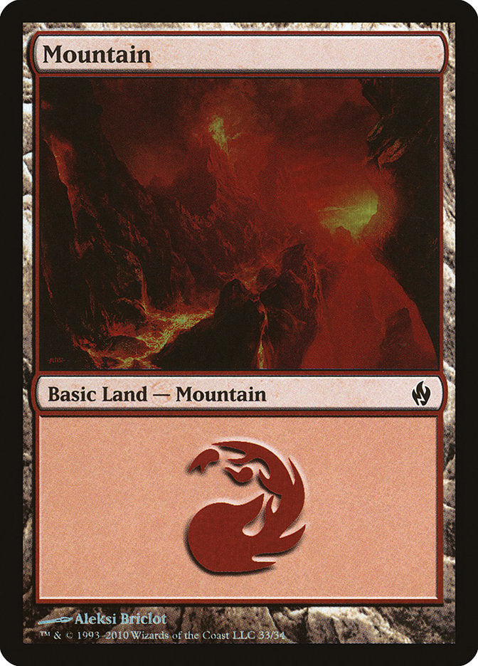 Montagne (33) [Série de Decks Premium : Feu et Foudre]