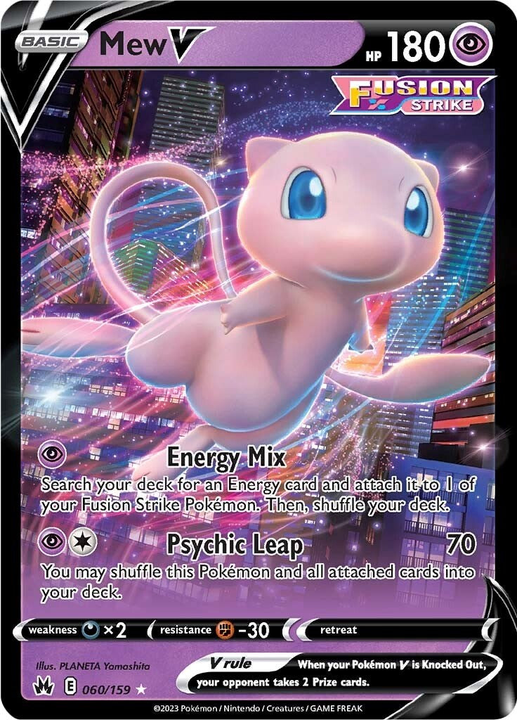 Mew V (060/159) [Espada y Escudo: Cenit Supremo]