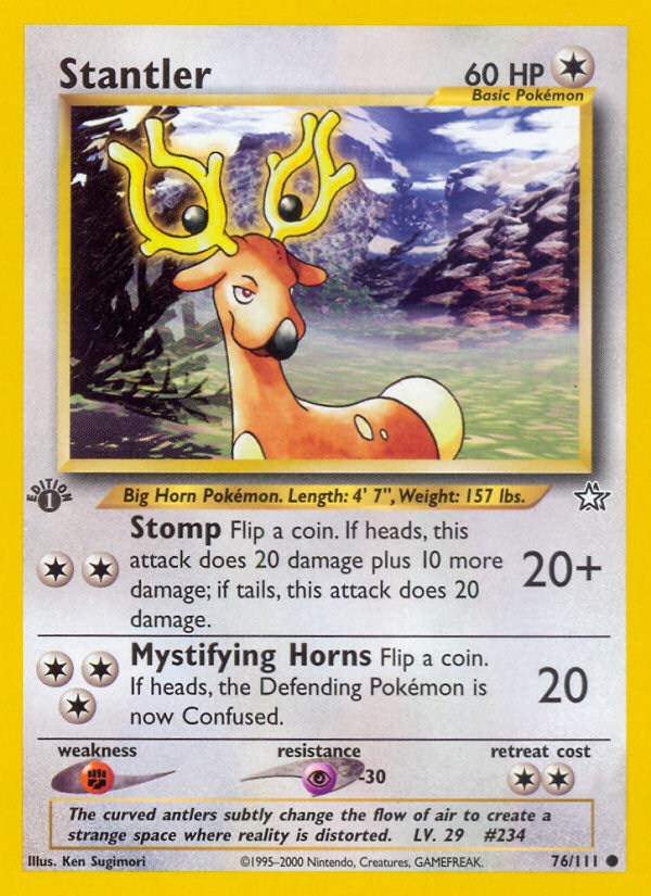 Stantler (76/111) [Neo Genesis 1re édition]