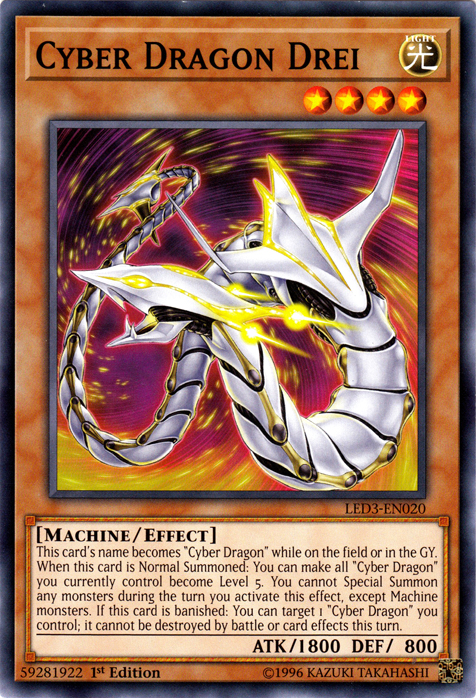 Cyber Dragón Drei [LED3-EN020] Común