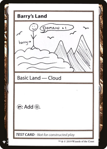 La Tierra de Barry [Cartas de prueba de Mystery Booster]
