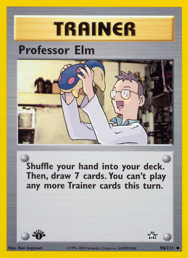 Professeur Orme (96/111) [Neo Genesis 1re édition]