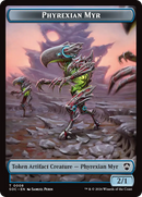 Élémental (0021) // Jeton Myr phyrexian recto-verso [Jetons de Commandant Secrets de Strixhaven]