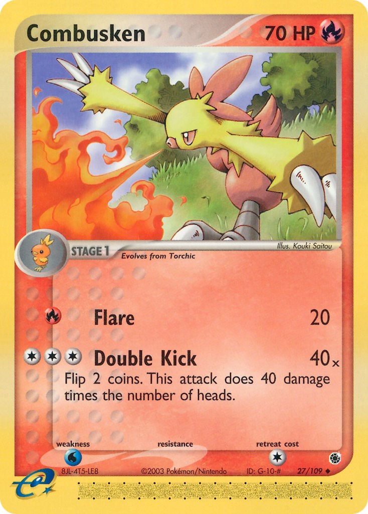 Combusken (27/109) [EX: Rubí y Zafiro]