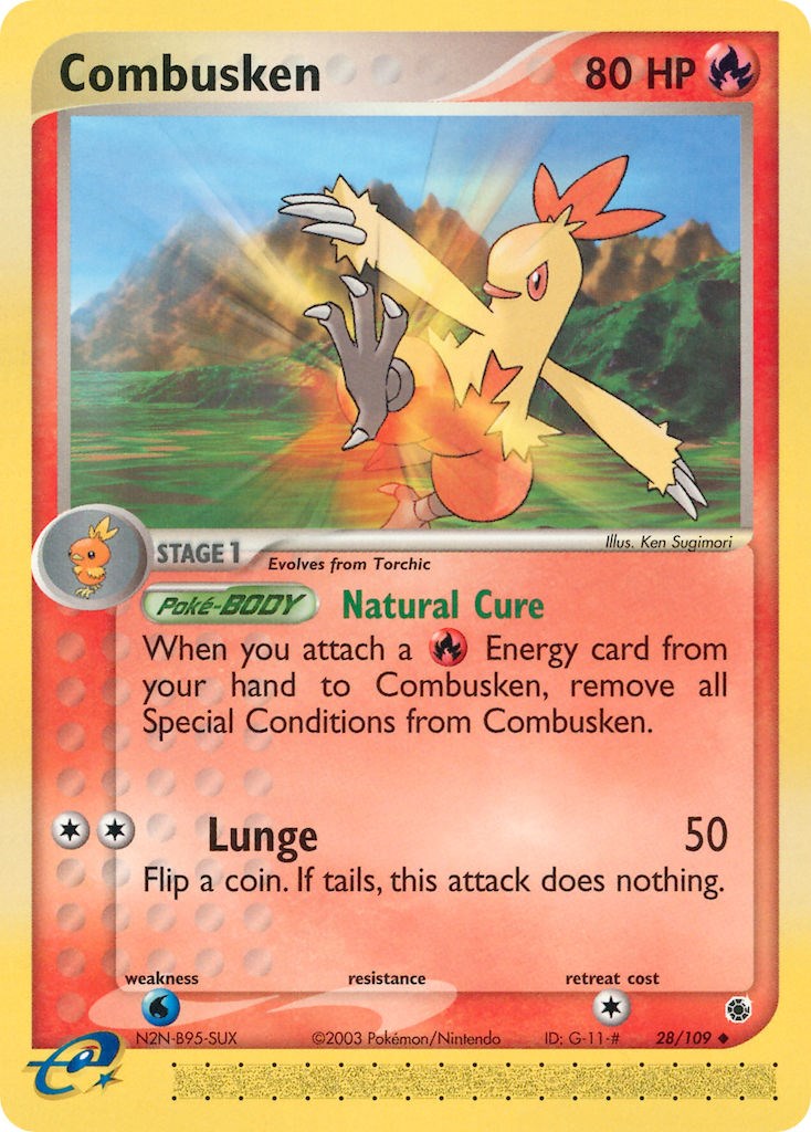 Combusken (28/109) [EX: Rubí y Zafiro]