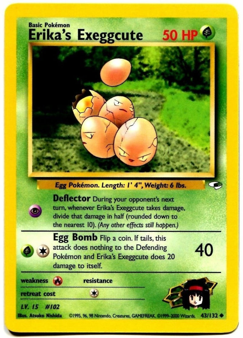 Nœunœuf d’Érika (43/132) [Gym Heroes Unlimited]