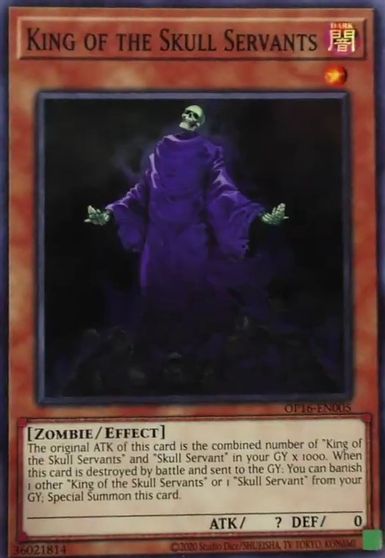 Roi des Serviteurs Squelettes [OP16-FR005] Super Rare