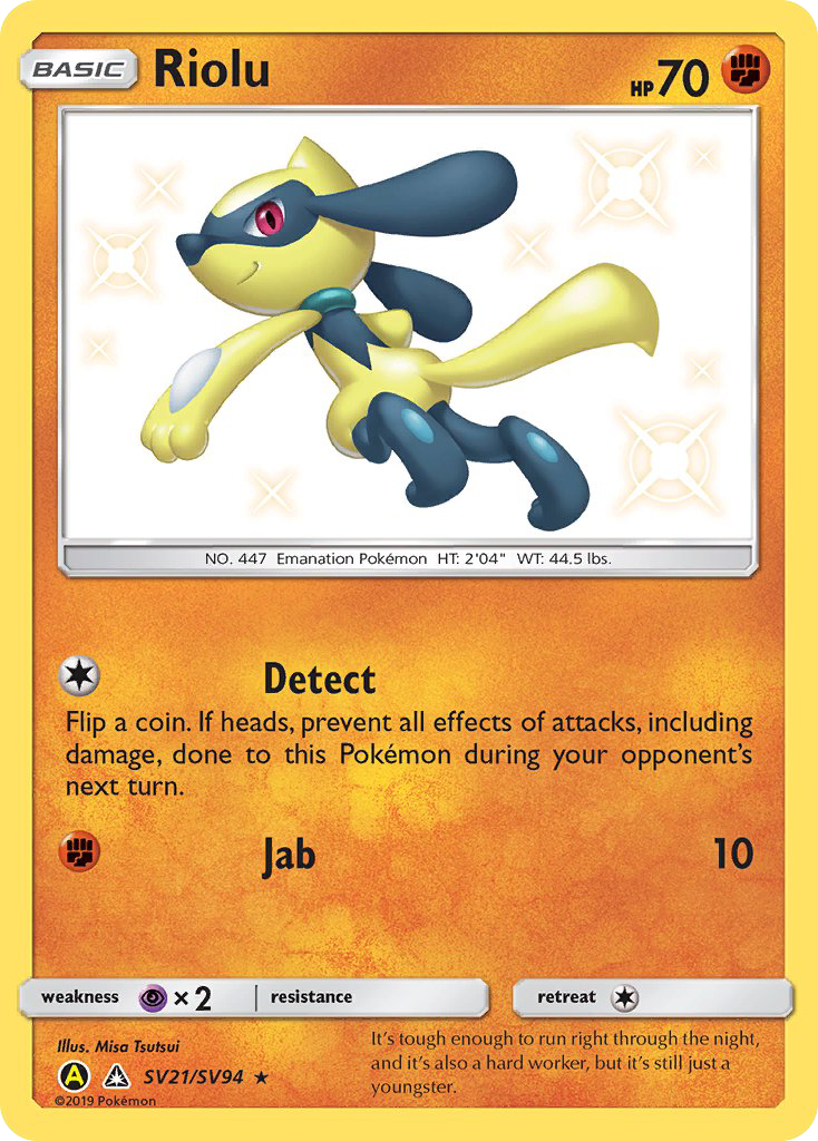 Riolu (SV21/SV94) [Soleil et Lune : Destinées Occultes - Coffre des Brillants]