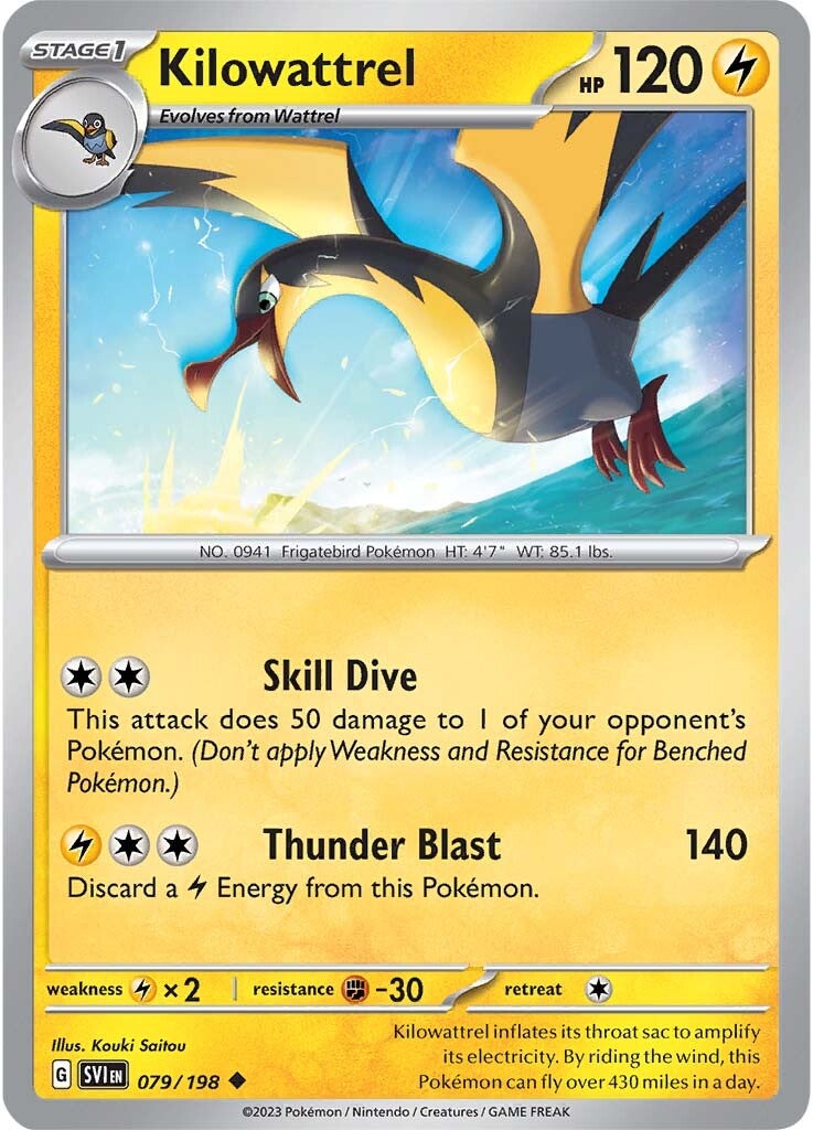 Kilowattrel (079/198) [Escarlata y Púrpura: Set Base]