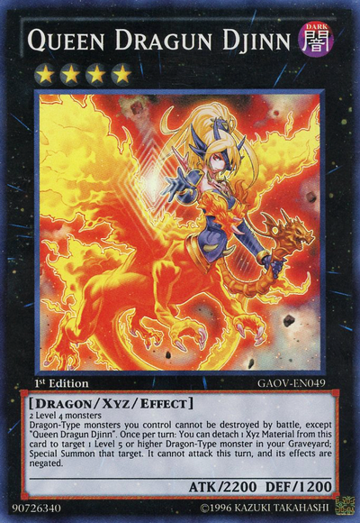 Reine Dragon Djinn [GAOV-EN049] Super Rare