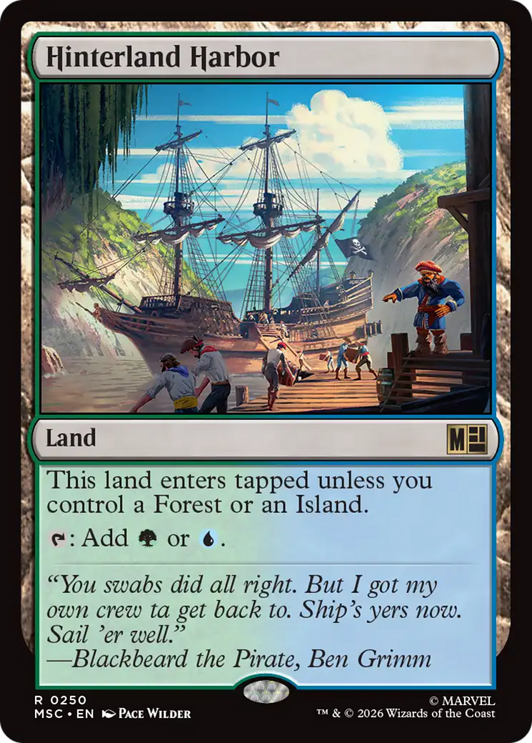 Hinterland Harbor (Surge Foil) [Commander de Marvel Super Heroes]