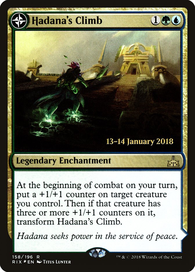L'ascension d'Hadana // Temple ailé d'Orazca [Promos avant-première Les combattants d'Ixalan]