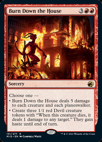 Incendiar la casa [Innistrad: Cacería de Medianoche]