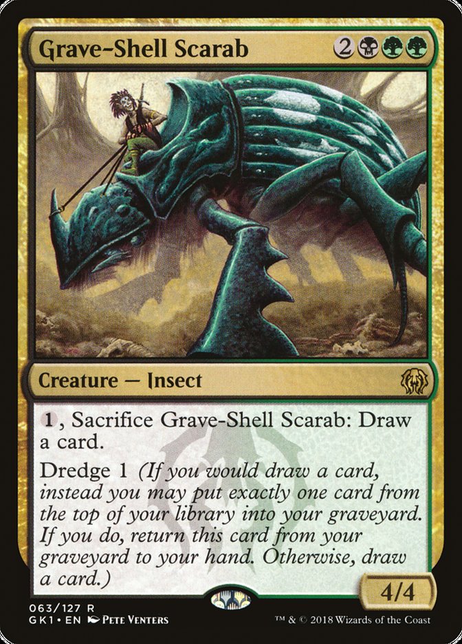 Scarabée conque-tombe [Kit de guilde Guildes de Ravnica]