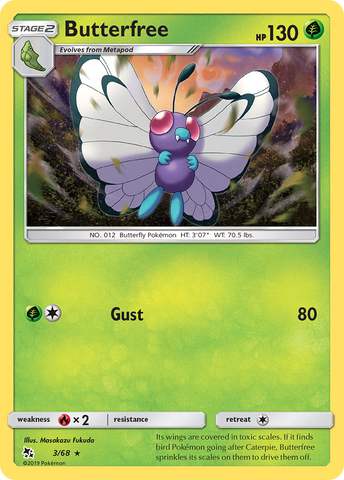 Butterfree (3/68) [Sol y Luna: Destinos Ocultos]