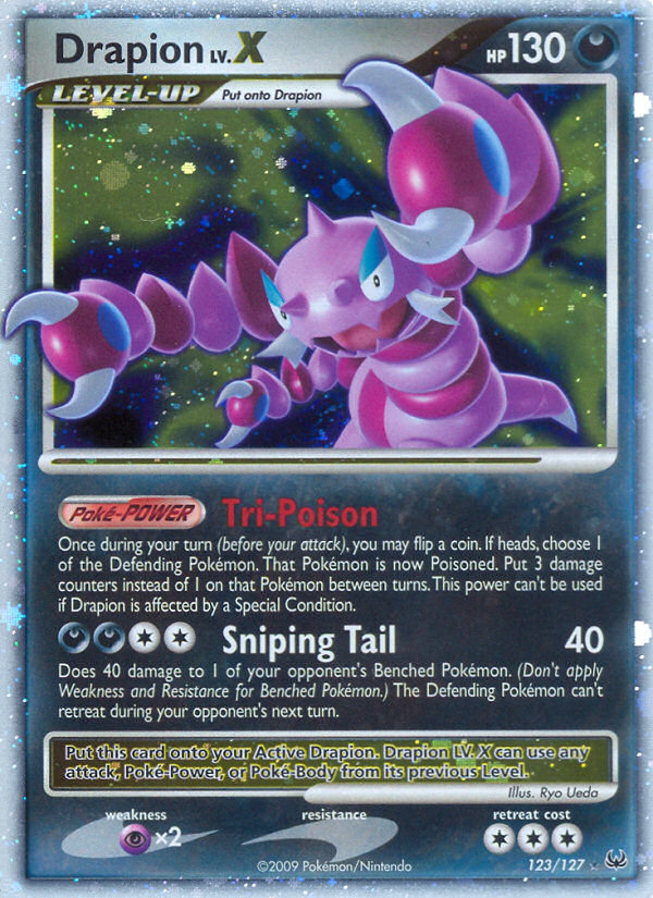 Drapion LV.X (123/127) [Platine : Set de base]