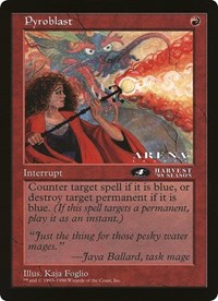 Pyroblast (4e place) (Surdimensionné) [Cartes surdimensionnées]