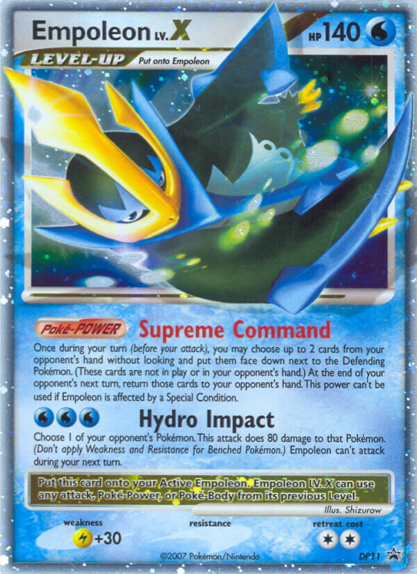 Empoleon NIV.X (DP11) [Diamant & Perle : Cartes promo Black Star]