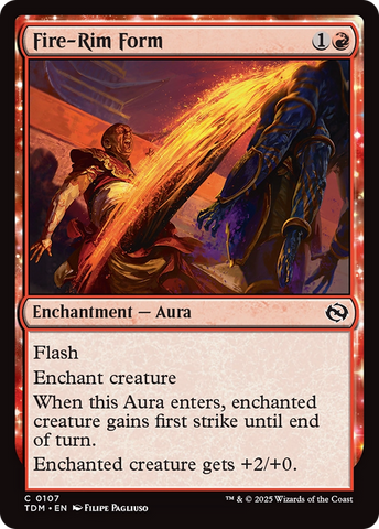 Forma de Aro de Fuego [Tarkir: Tempestad de Dragones]