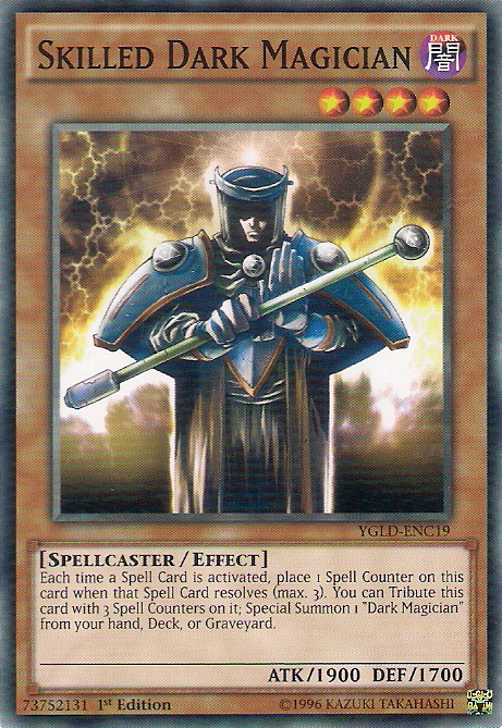 Magicien Sombre chevronné [YGLD-FRC19] Commune
