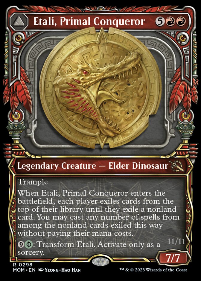 Etali, Conquérant primitif // Etali, Maladie primitive (Amusement de boosters planaires de démonstration) [L'invasion des machines]