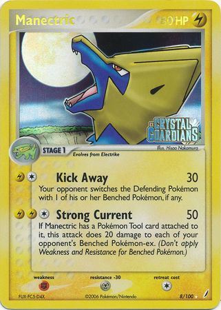 Manectric (8/100) (Estampillée) [EX : Gardiens du Cristal]