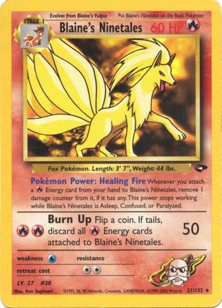 Feunard de Blaine (21/132) [Gym Challenge Unlimited]