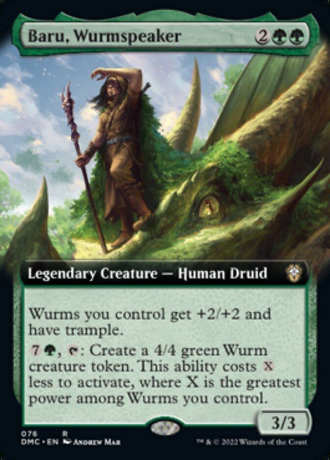 Baru, orateur des vers (Extended Art) [Commander Dominaria Uni]