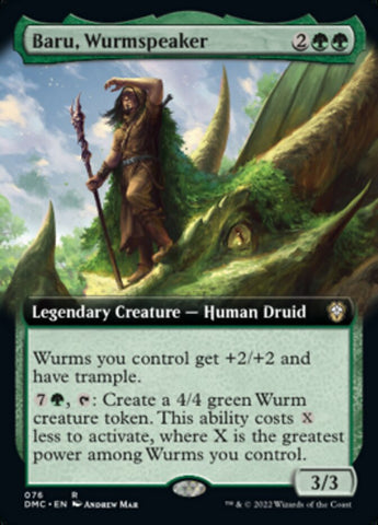Baru, Orador de Wurms (Arte Extendido) [Dominaria Unida Commander]